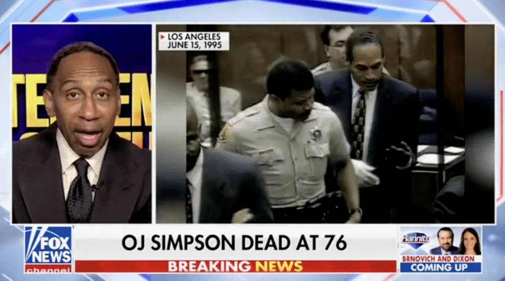 'GUILTY AS HELL!': Stephen A. Smith Reacts to OJ Simpson's Death and the Legacy of His Trial [WATCH]...